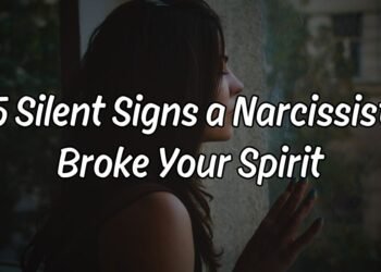 5 Silent Signs a Narcissist Broke Your Spirit - woman looking at her reflection in the mirror