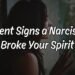 5 Silent Signs a Narcissist Broke Your Spirit - woman looking at her reflection in the mirror